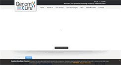 Desktop Screenshot of genomix4life.com
